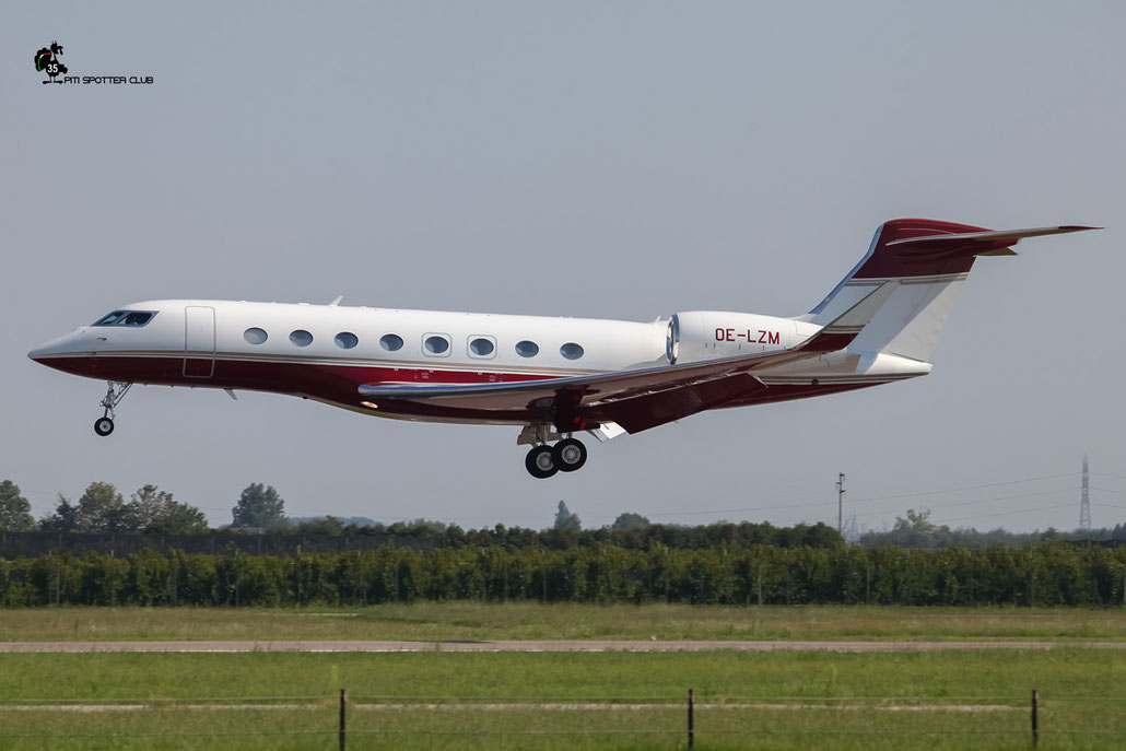 OE-LZM G650 6073 Avcon Jet Ag @ Aeroporto di Verona - 27/08/2016 © Piti Spotter Club Verona