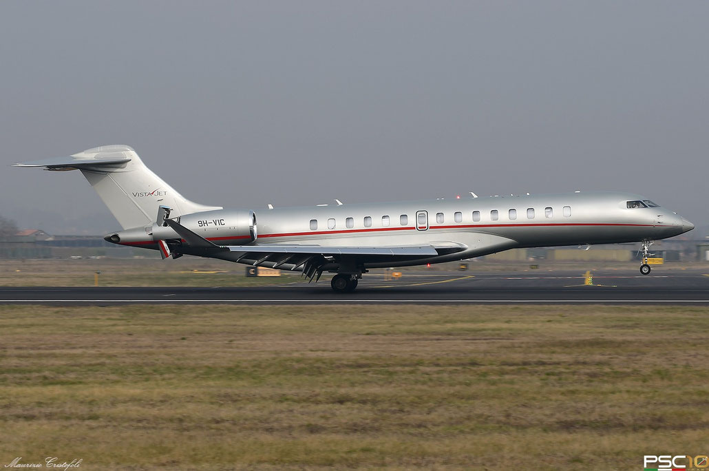 9H-VIC  Global 7500  70058  VistaJet Malta  @ Aeroporto di Verona  03 2022 © Piti Spotter Club Verona