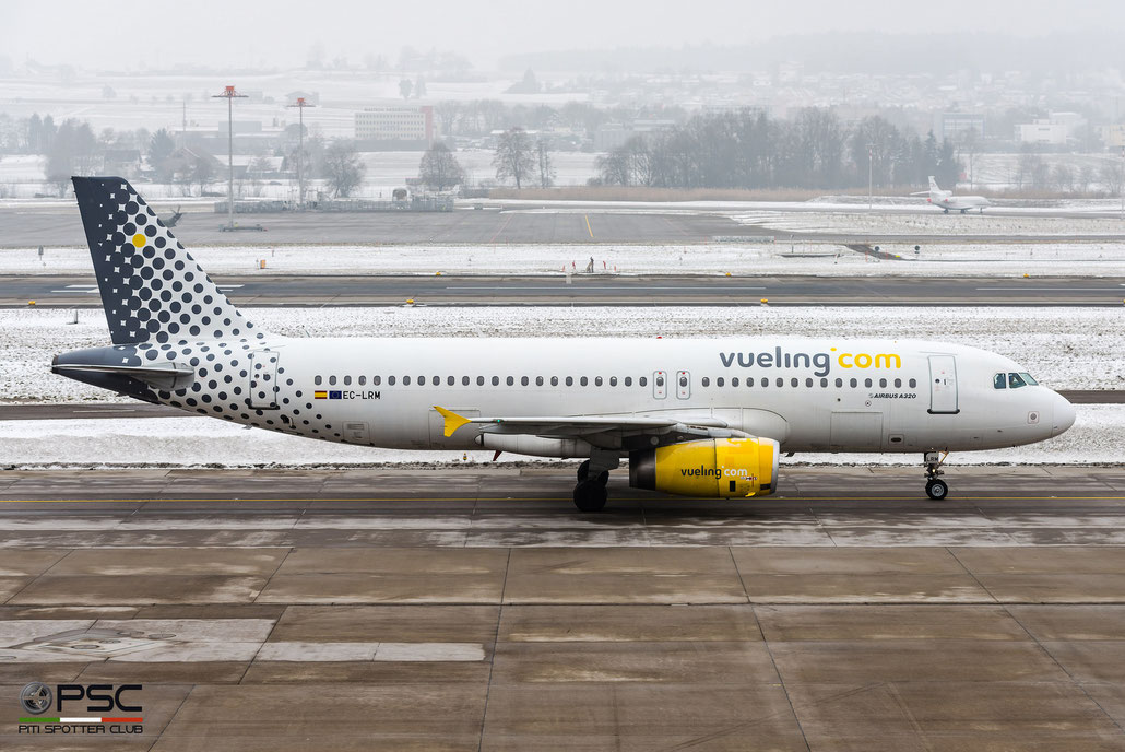 EC-LRM A320-232 1349 Vueling Airlines @ Zurich Airport 21.01.2017 © Piti Spotter Club Verona