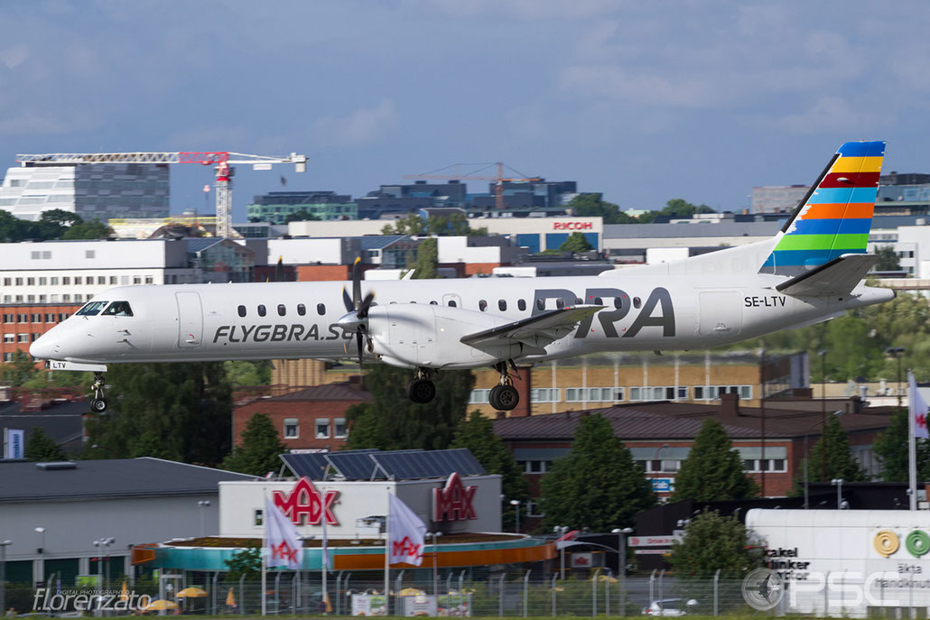 SE-LTV Saab 2000 2000-063 BRA - Braathens Regional Airlines @ Stockholm Bromma Airport 19.08.2016 © Piti Spotter Club Verona