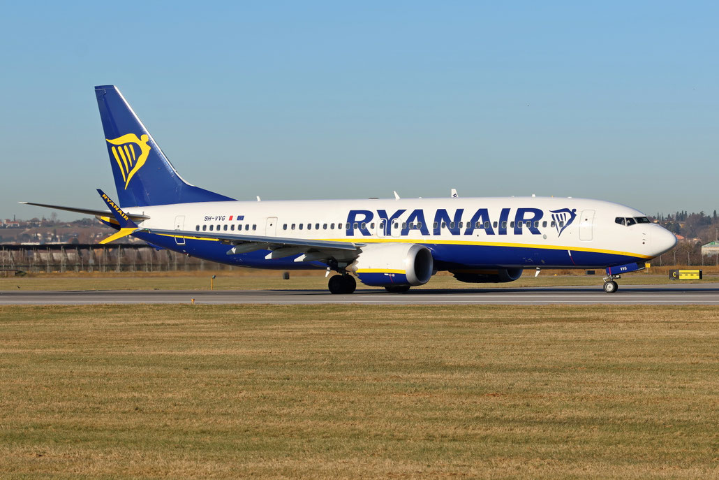9H-VVG Boeing 737-8 MAX 200 62343 8473 LEAP-1B27  Malta Air>Ryanair 2022 @ Verona Villafranca 12 2025 © Piti Spotter Club Verona