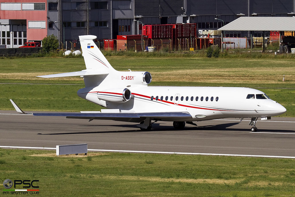 D-ASSY Falcon 7X 200 Adolf Würth GmbH & Co. KG @ Bolzano 2023 © Piti Spotter Club Verona
