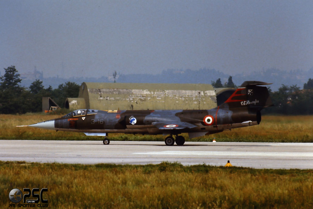 Gli F-104 del Terzo Stormo: 3-16 -  @ Aeroporto di Verona   © Piti Spotter Club Verona