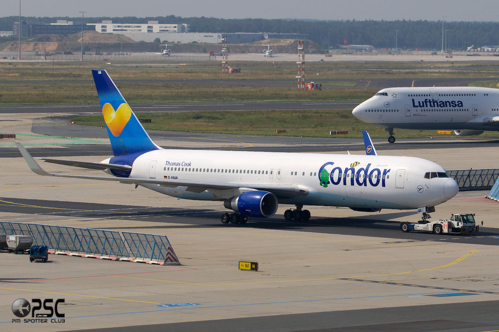 D-ABUA B767-330ER 26991/455 Condor Flugdienst @ Frankfurt Airport 25.07.2014 © Piti Spotter Club Verona