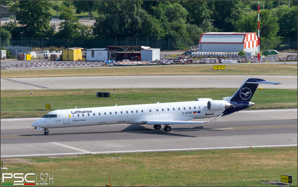 D-ACNX CRJ900LR 15270 Lufthansa CityLine @ Zurich 07.2023 © Piti Spotter Club Verona