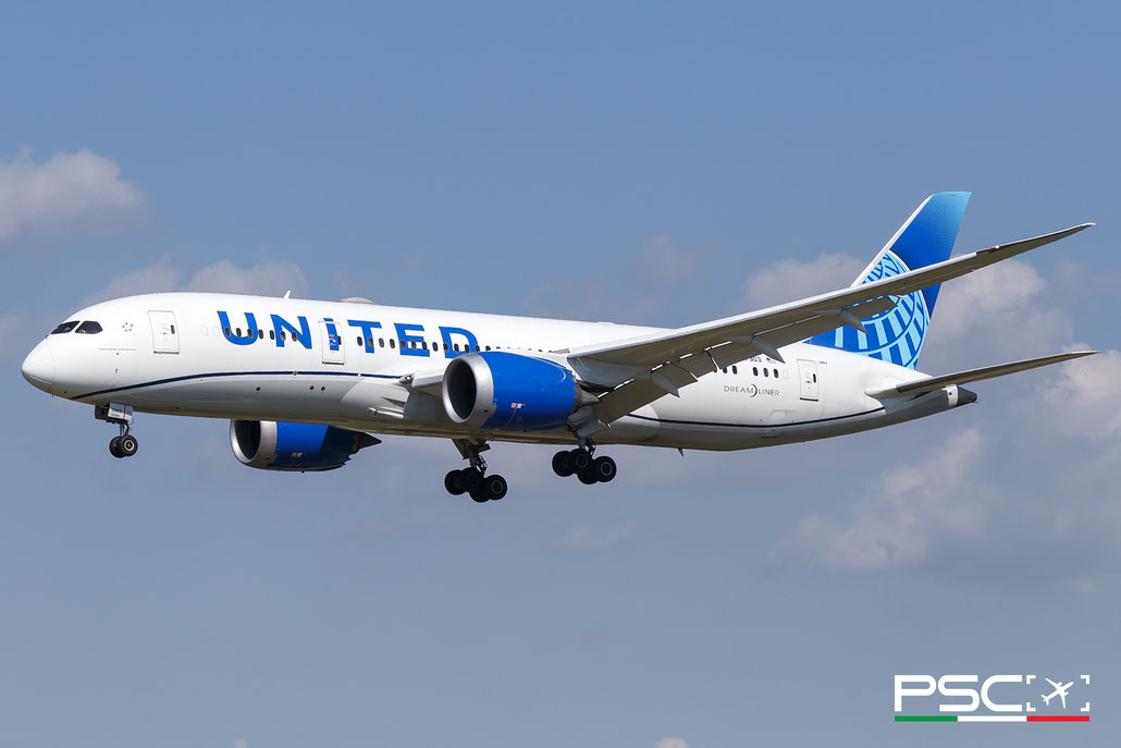 N27903 Boeing 787-8 34823 52 Genx-1B 0903 United Airlines 2012 @ Barcellona BCN 09 2025 © Piti Spotter Club Verona