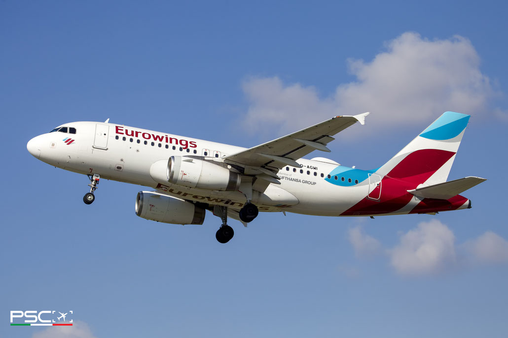 D-AGWI Airbus A319-132 3358  V2524-A5  Eurowings 2008 @ Verona Villafranca 10 2025 © Piti Spotter Club Verona
