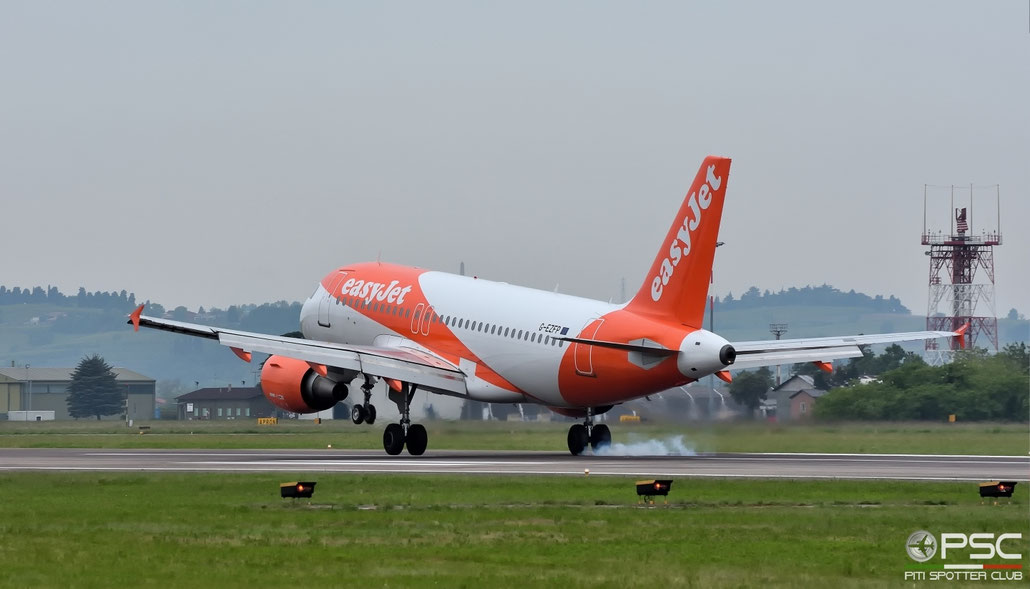 G-EZPF A320-214 7067 EasyJet Airline @ Aeroporto di Verona 07.05.2017  © Piti Spotter Club Verona