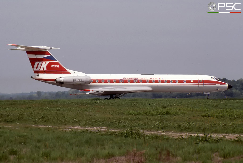OK-EFK 23130 Tu-134A OK-EFK CSA © 2018 courtesy of Marco Ceschi - Piti Spotter Club Verona