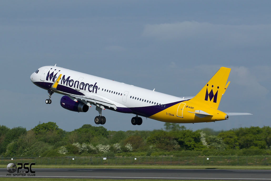 G-ZBAM A321-231 6059 Monarch Airlines @ Manchester Airport 13.05.2014 © Piti Spotter Club Verona