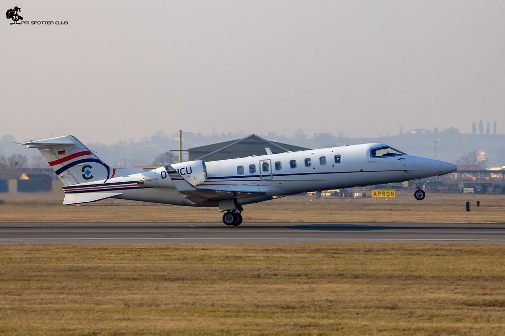 D-CICU Learjet 45 45-181 Air Alliance Medflight @ Aeroporto di Verona 02 2024 © Piti Spotter Club Verona