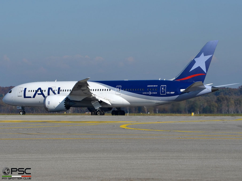 CC-BBF B787-8 38476/185 LAN Airlines @ Milano Malpensa Airport 05.11.2015 © Piti Spotter Club Verona