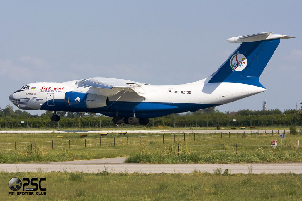 Silk Way Airlines Ilyushin IL-76TD-90SW - 4X-AZ100 @ Aeroporto di Verona © Piti Spotter Club Verona