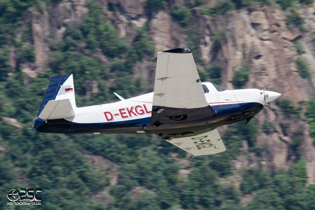 D-EKGL Mooney M-20J 201 M20P 24-3232 @ Aeroporto di Bolzano © Piti Spotter Club Verona