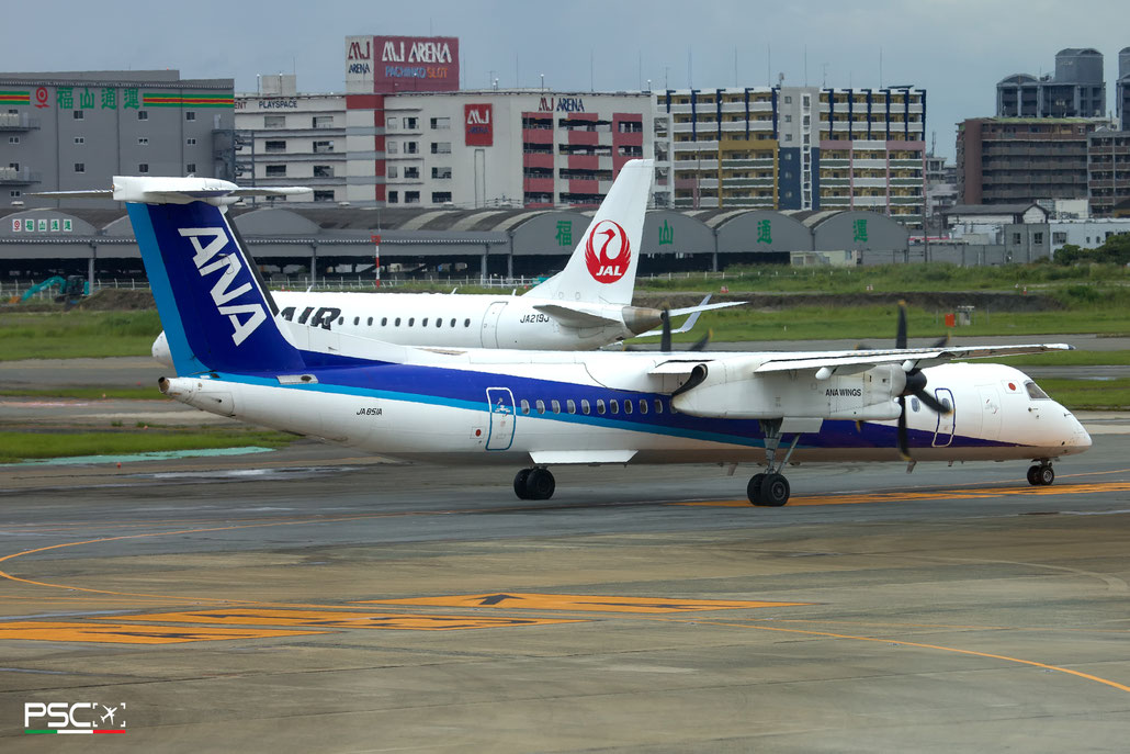 JA851A Dehavilland Canada DHC-8-402 4109  PW150A  ANA Wings 2005  @ Fukuoka 06.2024 © Piti Spotter Club Verona