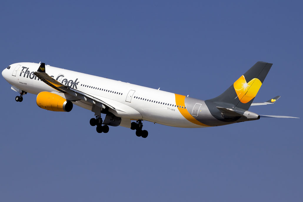 OY-VKG A330-343X 349 Thomas Cook Airlines Scandinavia @ Heraklion Airport 07.2016 © Piti Spotter Club Verona