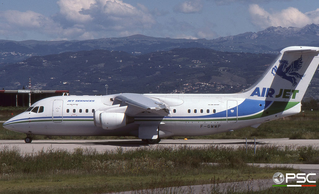 F-GMMP BAe146-200QC E2176 Air Jet © 2017 courtesy of Marco Ceschi - Piti Spotter Club Verona