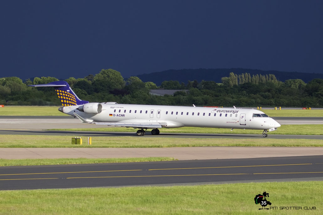 D-ACNR CRJ900LR 15263 Eurowings @ Manchester Airport 21.06.2015 © Piti Spotter Club Verona 