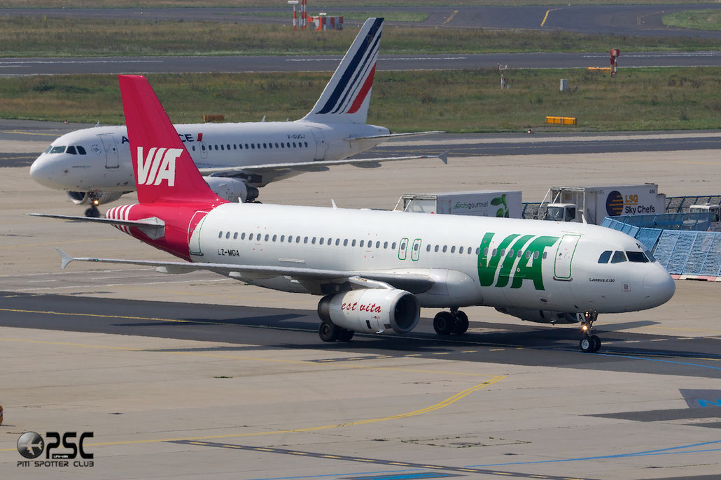 LZ-MDA A320-232 2732 Air VIA Bulgarian Airways @ Frankfurt Airport 25.07.2014 © Piti Spotter Club Verona