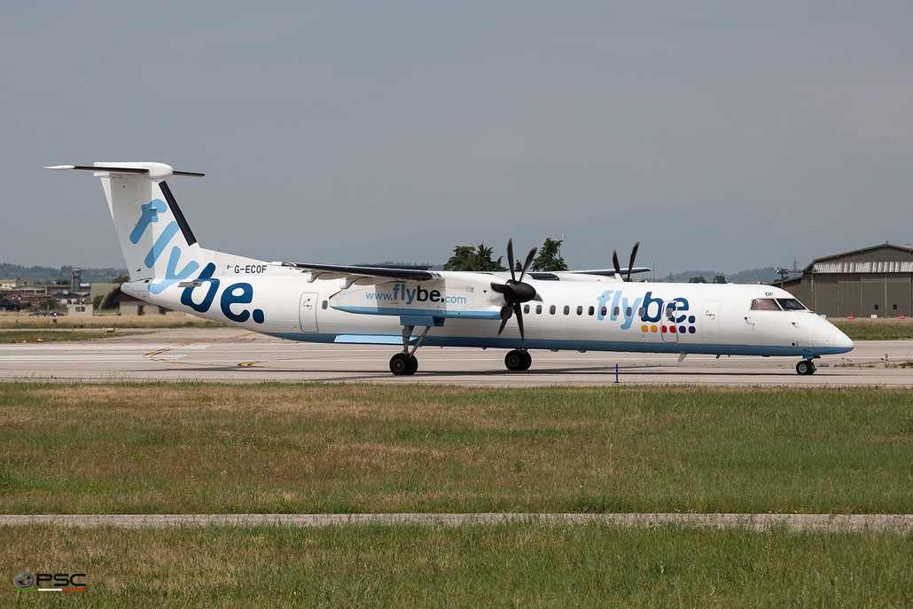 G-ECOF DHC-8-402 4216 Flybe - British European @ Aeroporto di Verona - 2016 © Piti Spotter Club Verona (18.05.2016)