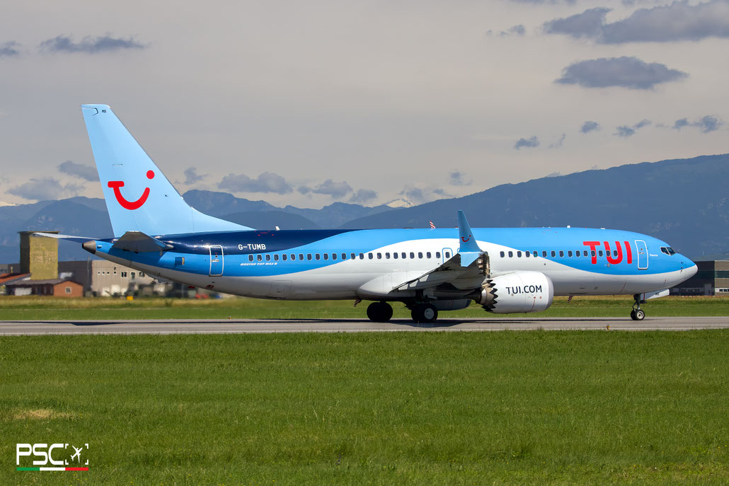G-TUMB Boeing 737-8 Max 44595 7278 LEAP 1B Menorca TUI Airways 2018 @ Aeroporto di Verona 06 2024 © Piti Spotter Club Verona