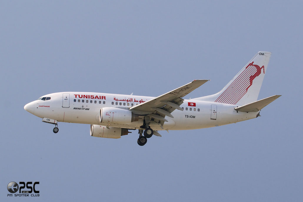 TS-IOM B737-6H3 29498/310 Tunisair @ Frankfurt Airport 25.07.2014 © Piti Spotter Club Verona