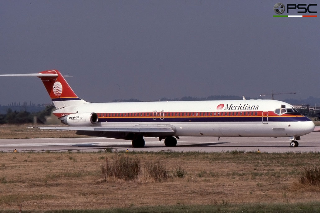 I-SMEU  DC-9-51  47715/825  Meridiana  @ Aeroporto di Verona © Piti Spotter Club Verona 