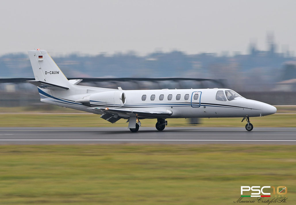 D-CAUW  Ce560 Encore  560-0578  Aerowest  @ Aeroporto di Verona  12 2021 © Piti Spotter Club Verona