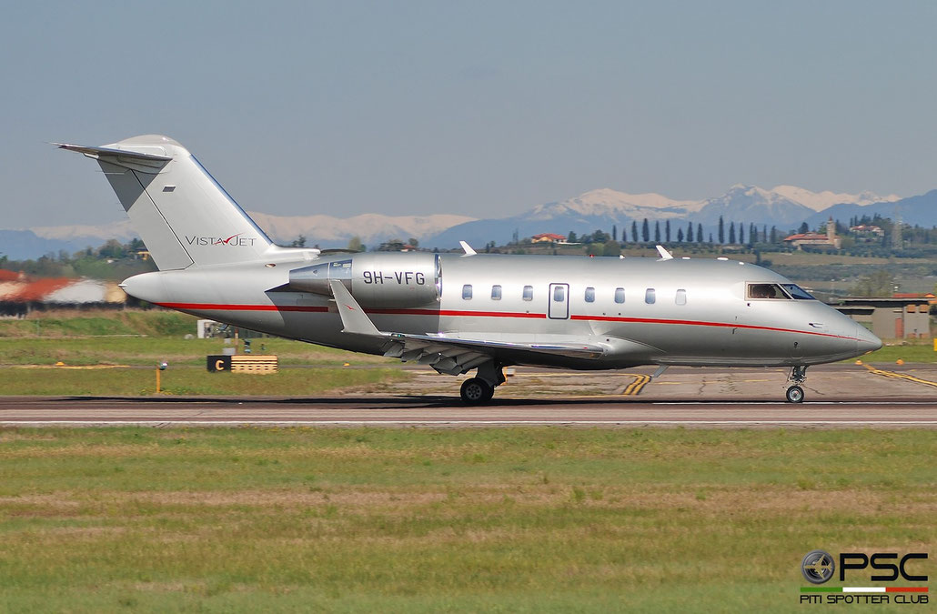 9H-VFG  CL-605  5978  VistaJet Malta @ Aeroporto di Verona 2021 © Piti Spotter Club Verona