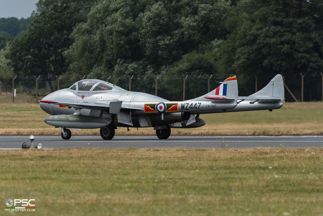 LN-DHZ · De Havilland DH.115 Vampire T55 · Private © Piti Spotter Club Verona 