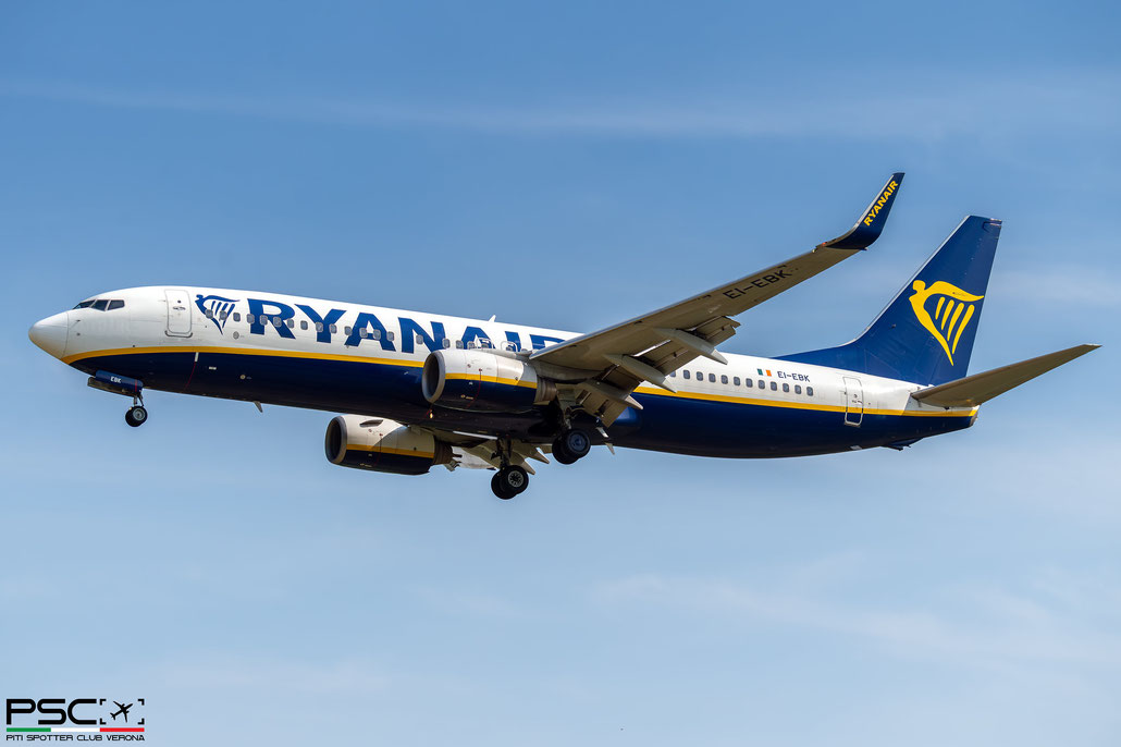 EI-EBK Boeing 737-8AS 37528 2807 cfm56-7B2  Ryanair 2009  @ Aeroporto di Verona 05 2025 © Piti Spotter Club Verona