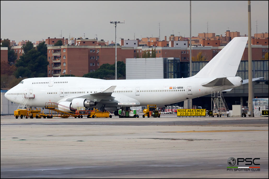 EC-MRM B747-4H6 28435/1152 Wamos Air @ Madrid Airport 23.11.2017 © Piti Spotter Club Verona