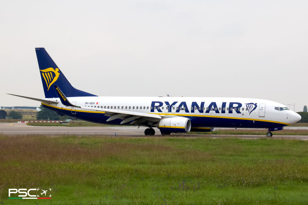 9H-QEH Boeing 737-800 44823 6831 cfm56-7B26E  Malta Air 2018  @ Aeroporto di Verona 10 2024 © Piti Spotter Club Verona