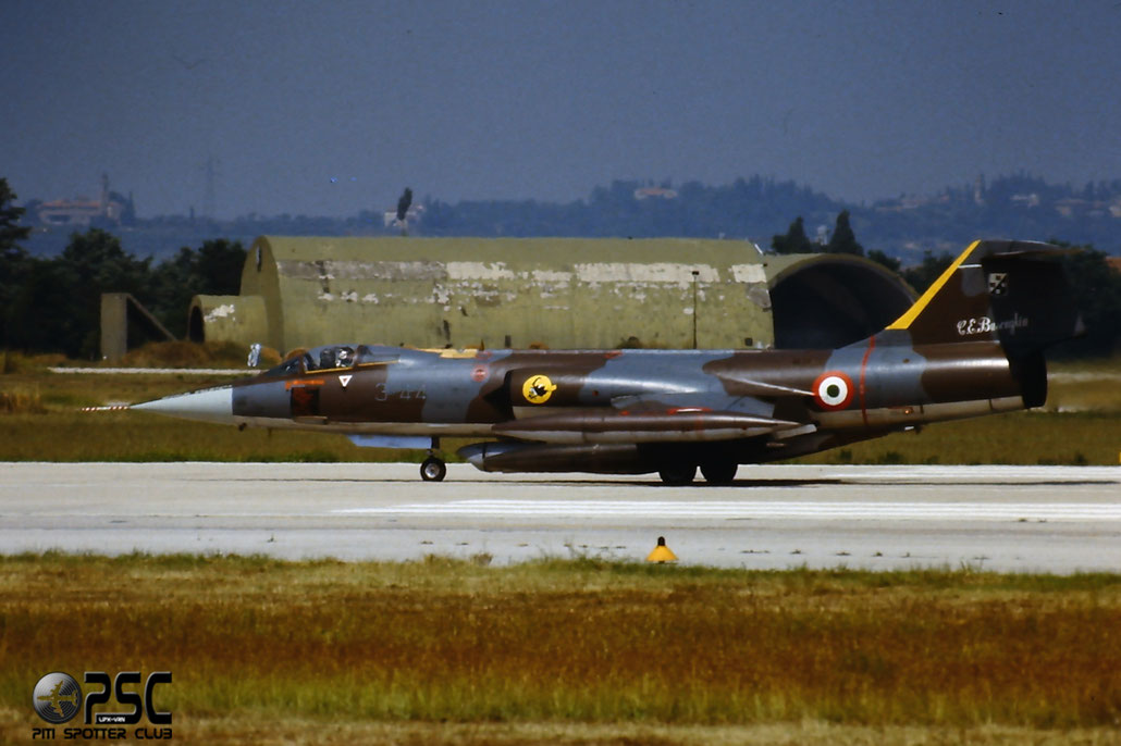 Gli F-104 del Terzo Stormo: 3-44 -  @ Aeroporto di Verona   © Piti Spotter Club Verona