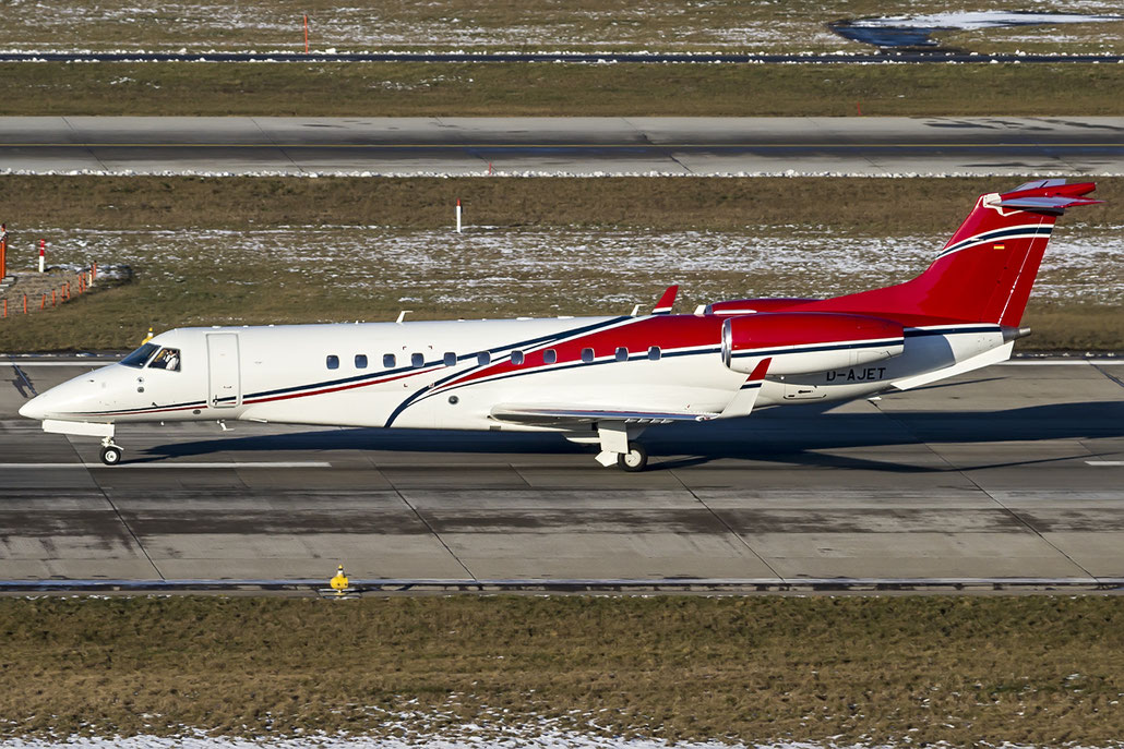 D-AJET ERJ135BJ 14501166 Air Hamburg Private Jets @ Zurich Airport 21.01.2015 © Piti Spotter Club Verona