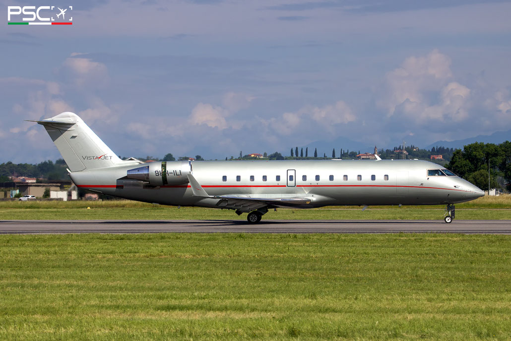 9H-ILI Bombardier Challenger 850 8048  CF34-3B  VistaJet 2005  @ Aeroporto di Verona 05 2024 © Piti Spotter Club Verona