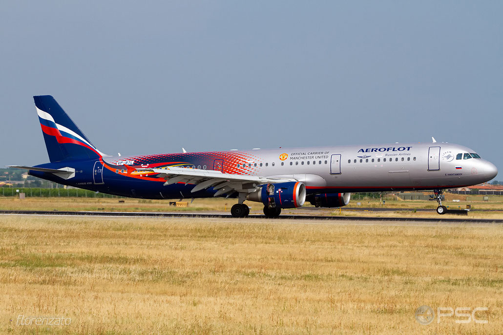 VP-BTL A321-211 5881 Aeroflot @ Aeroporto di Verona 07.2019  © Piti Spotter Club Verona