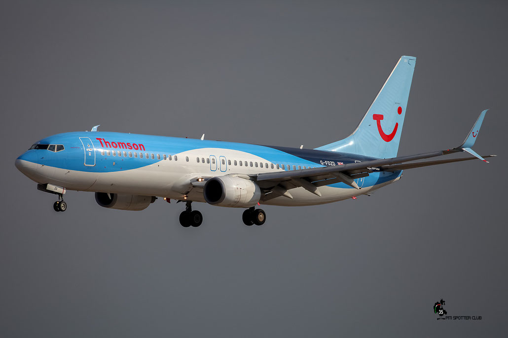 G-FDZD B737-8K5 35132/2276 Thomson Airways @ Aeroporto di Verona - 23/07/2016 © Piti Spotter Club Verona