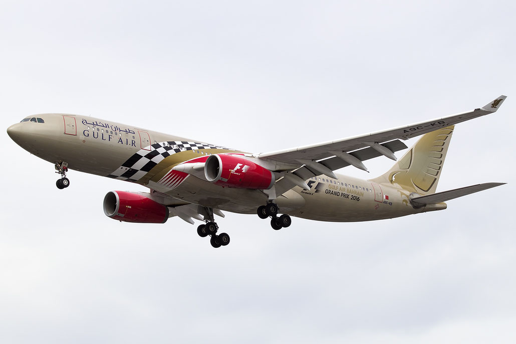 A9C-KB A330-243 281 Gulf Air @ London Heathrow Airport 09.07.2016 © Piti Spotter Club Verona