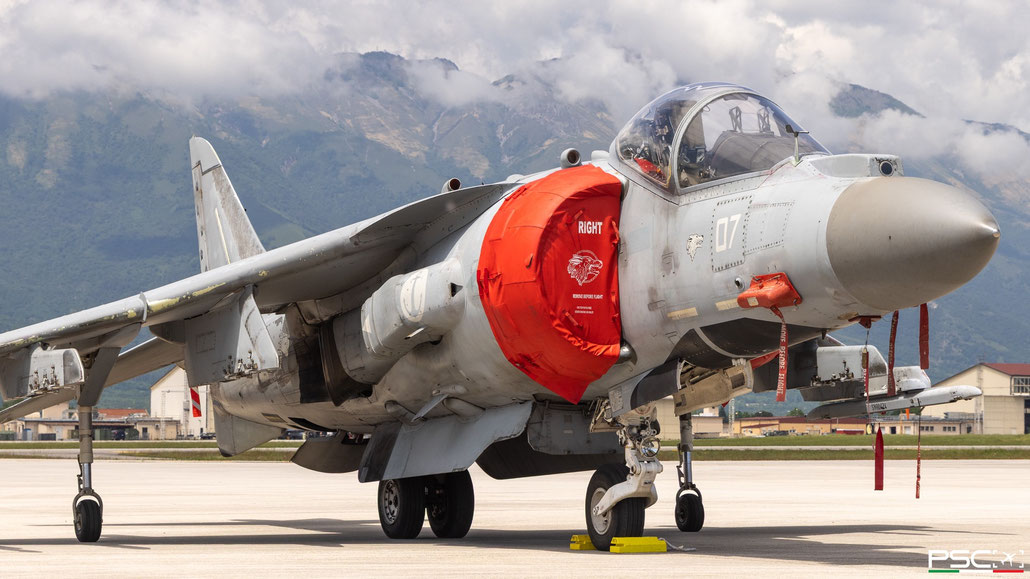 MM7213 1-07 AV-8B-22-MC+ IT002 Gruppo Aerei Imbarcati @ Aviano AFB 05 2025 © Piti Spotter Club Verona