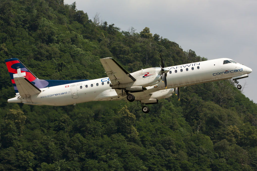 HB-IZG Saab 2000 2000-010 Darwin Airline @ Lugano Airport 19.07.2013 © Piti Spotter Club Verona