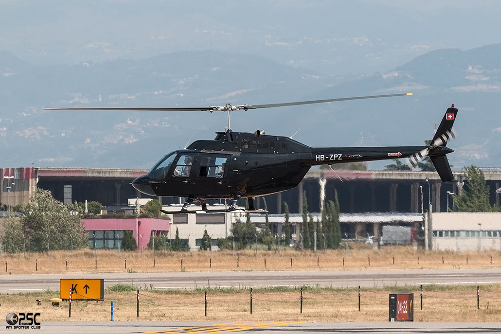 HB-ZPZ Agusta-Bell 206B Jet Ranger 2, s/n: 8714 @ Aeroporto di Verona © Piti Spotter Club Verona