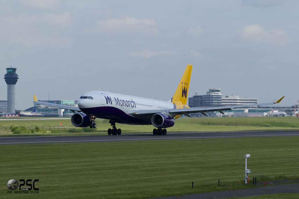 G-SMAN A330-243 261 Monarch Airlines @ Manchester Airport 13.05.2014 © Piti Spotter Club Verona
