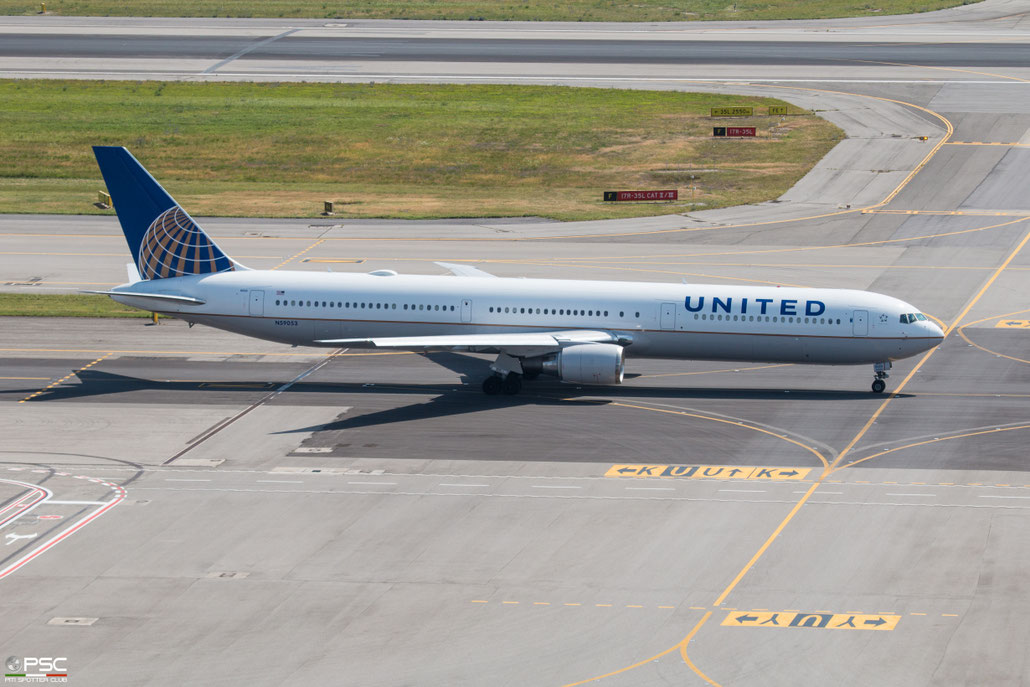 N59053  B767-424ER  29448/809  United Airlines @ Milano Malpensa 2018 © Piti Spotter Club Verona 