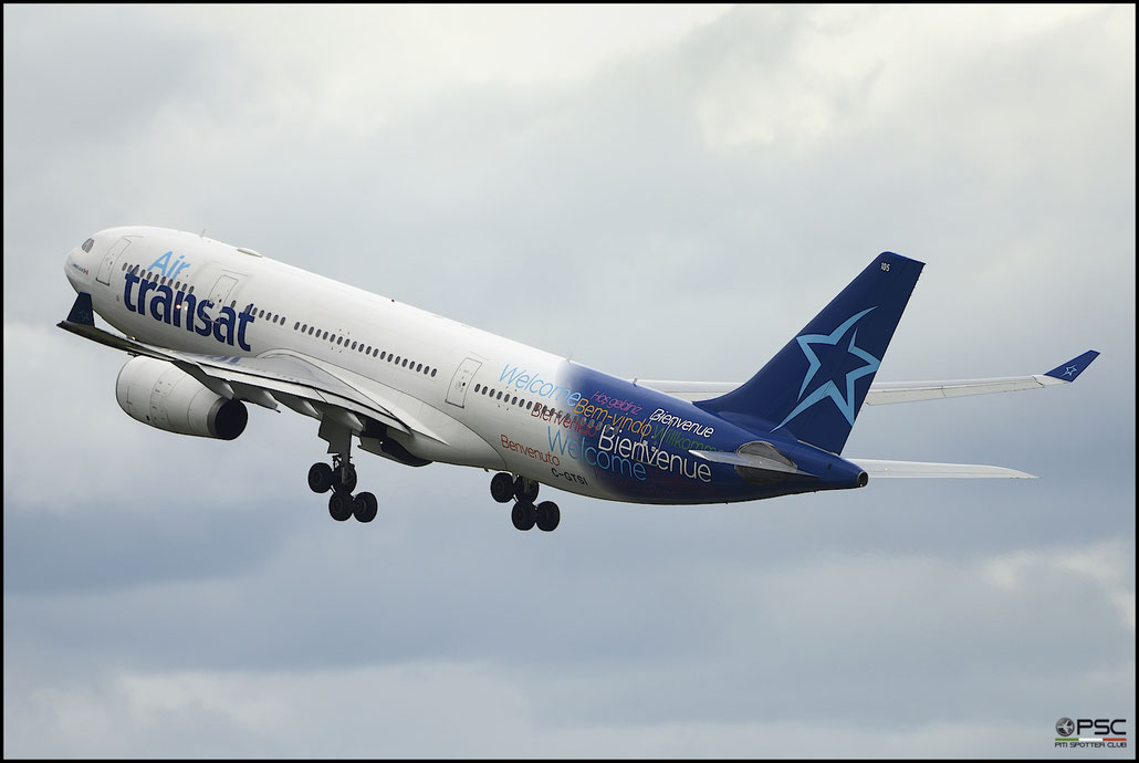 C-GTSI A330-243 427 Air Transat @ Manchester Airport 21.06.2015 © Piti Spotter Club Verona