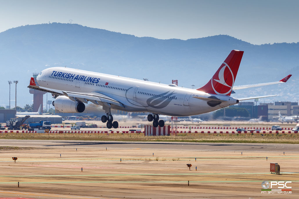 TC-JNO Airbus A330-343X 1298  Trent 772B-60 Boğaziçi Turkish Airlines 2012 @ Barcellona BCN 05 2026 © Piti Spotter Club Verona