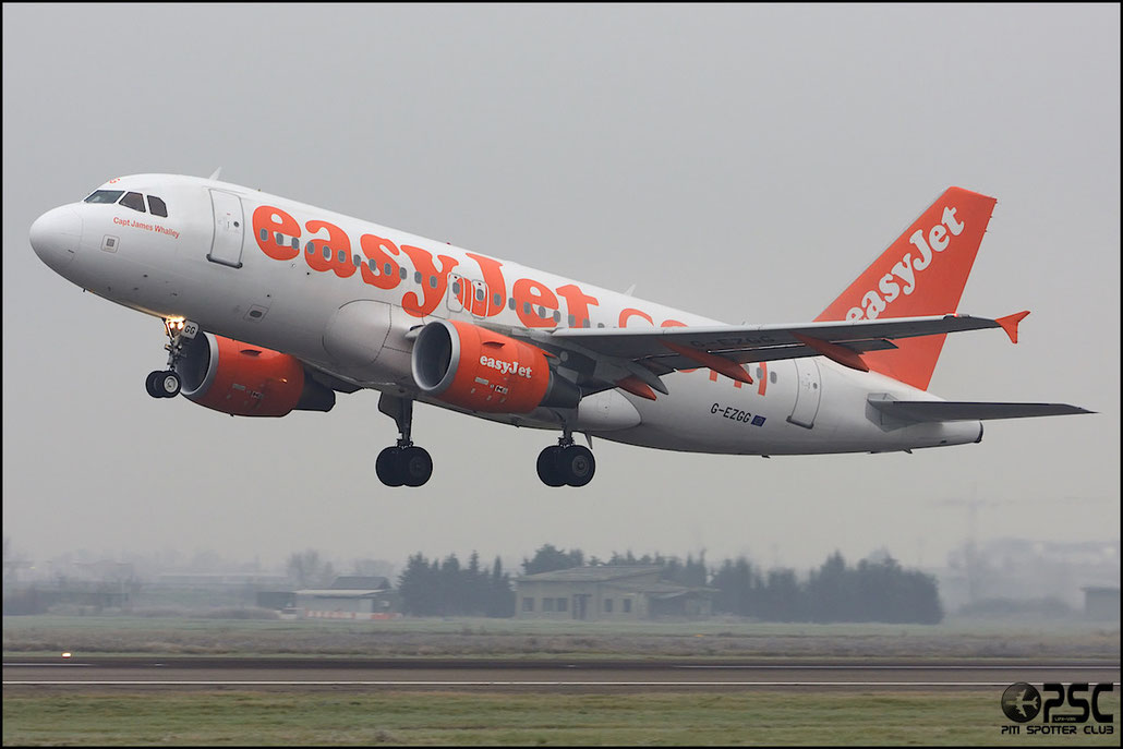 G-EZGG A319-111 4640 EasyJet Airline @ Aeroporto di Verona © Piti Spotter Club Verona
