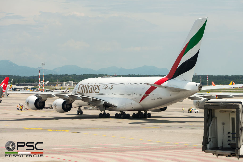 A6-EDN Airbus A380-861 056  GP7270E  Emirates 2010 @ Boston 06 2016 © Piti Spotter Club Verona