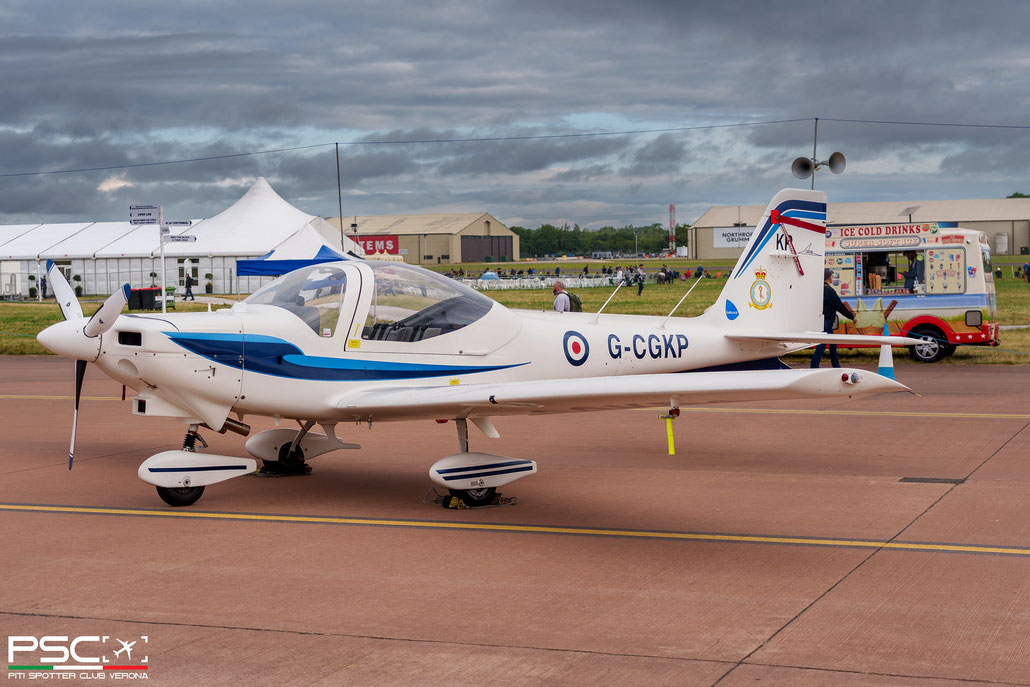 G-CGKP Grob G-115E Tutor VT Aerospace Ltd @ RIAT 2024 © Piti Spotter Club Verona