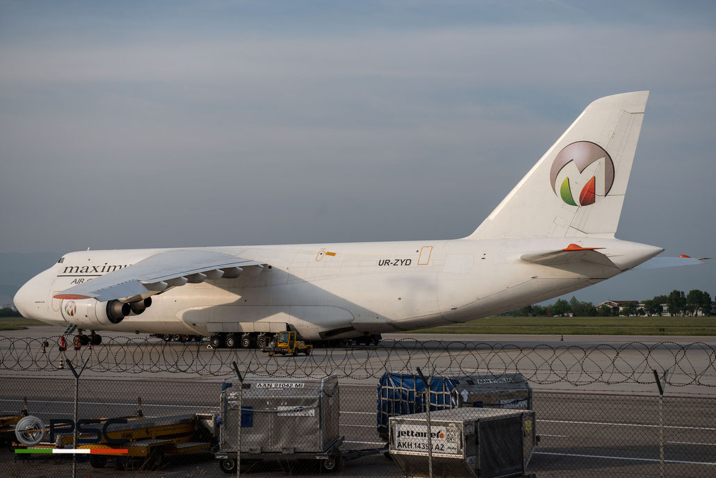 19530502843 An-124-100 UR-ZYD Maximus Air Cargo @ Brescia Airport 21.04.2016 © Piti Spotter Club Verona